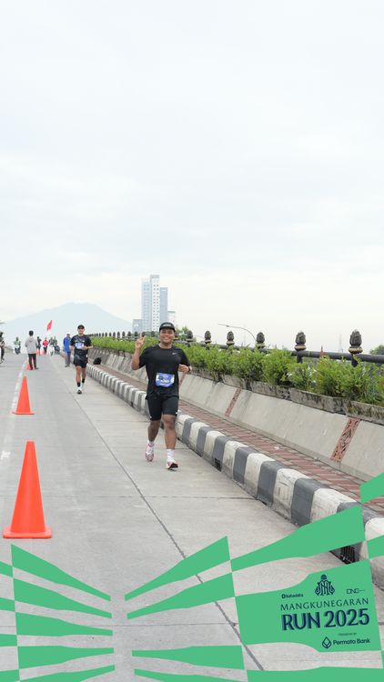 Race photo from Mangkunegaran Run 2025