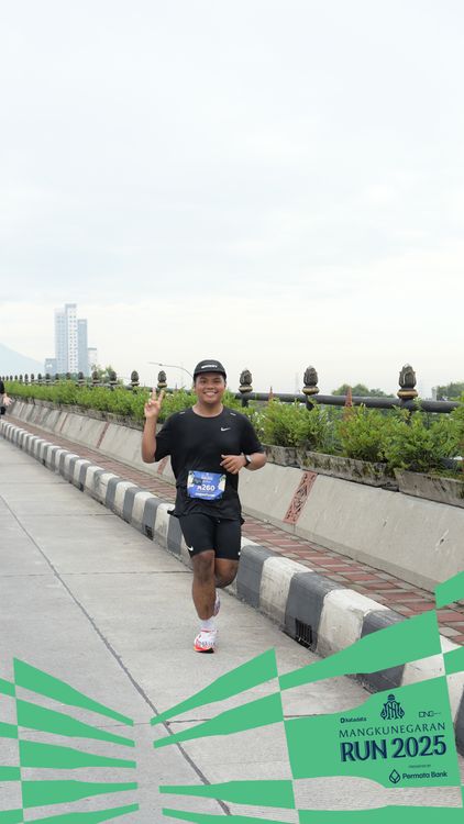 Race photo from Mangkunegaran Run 2025