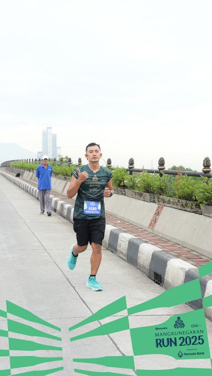 Race photo from Mangkunegaran Run 2025