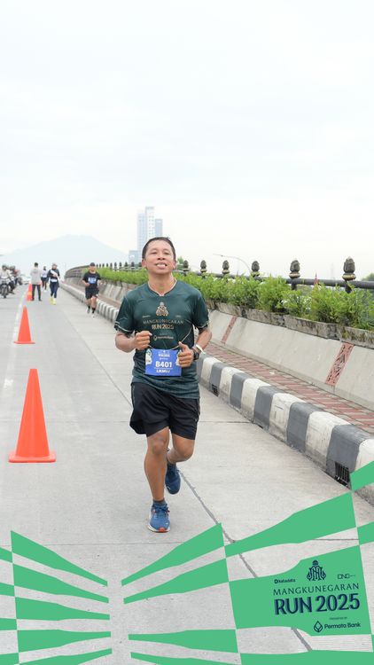 Race photo from Mangkunegaran Run 2025