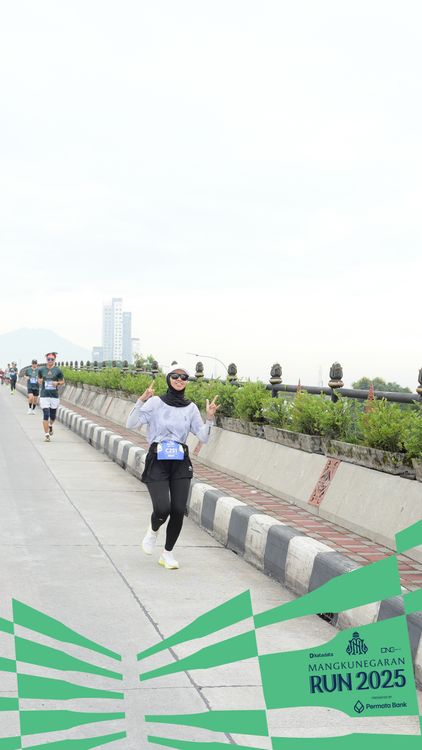 Race photo from Mangkunegaran Run 2025