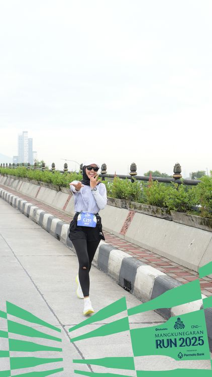 Race photo from Mangkunegaran Run 2025