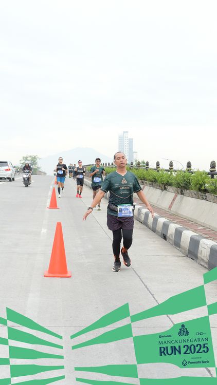 Race photo from Mangkunegaran Run 2025