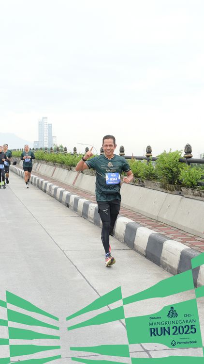 Race photo from Mangkunegaran Run 2025
