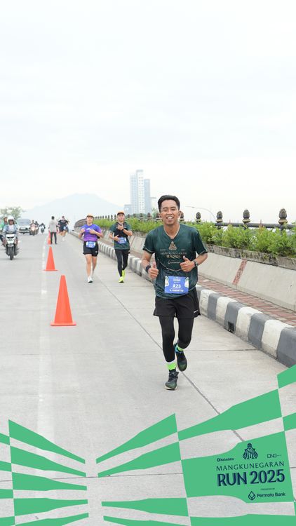 Race photo from Mangkunegaran Run 2025