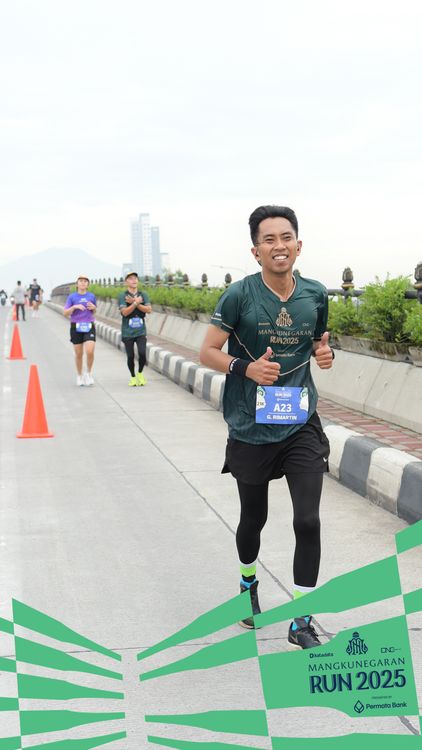 Race photo from Mangkunegaran Run 2025