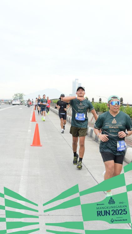 Race photo from Mangkunegaran Run 2025