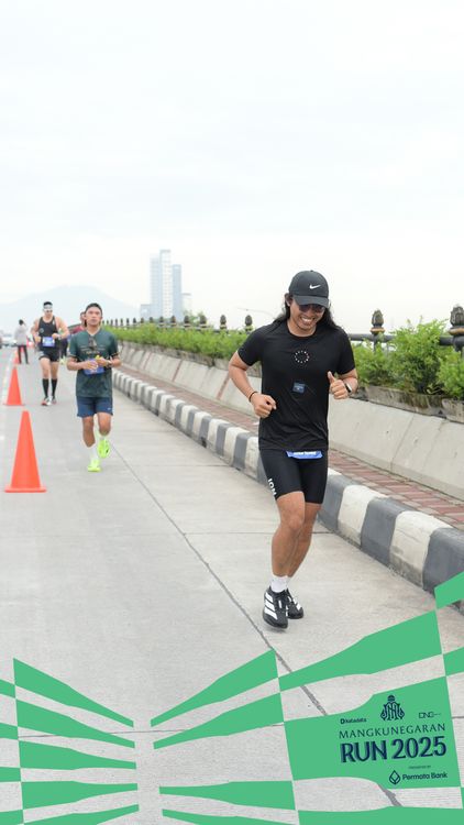 Race photo from Mangkunegaran Run 2025