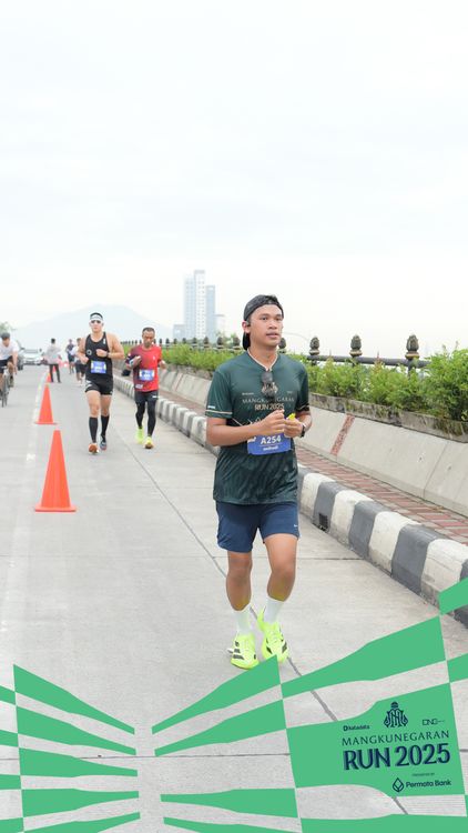Race photo from Mangkunegaran Run 2025