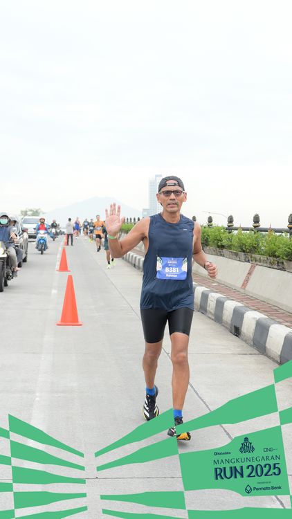 Race photo from Mangkunegaran Run 2025