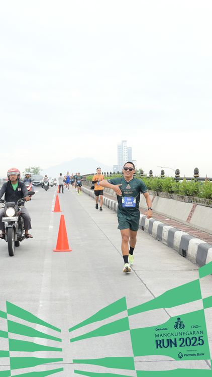 Race photo from Mangkunegaran Run 2025