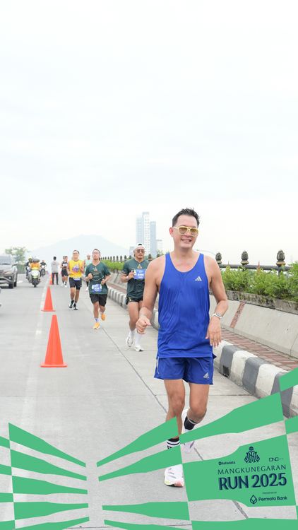 Race photo from Mangkunegaran Run 2025