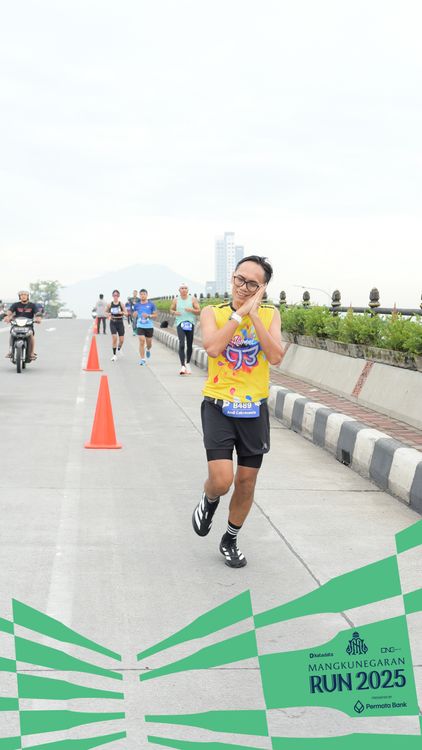 Race photo from Mangkunegaran Run 2025