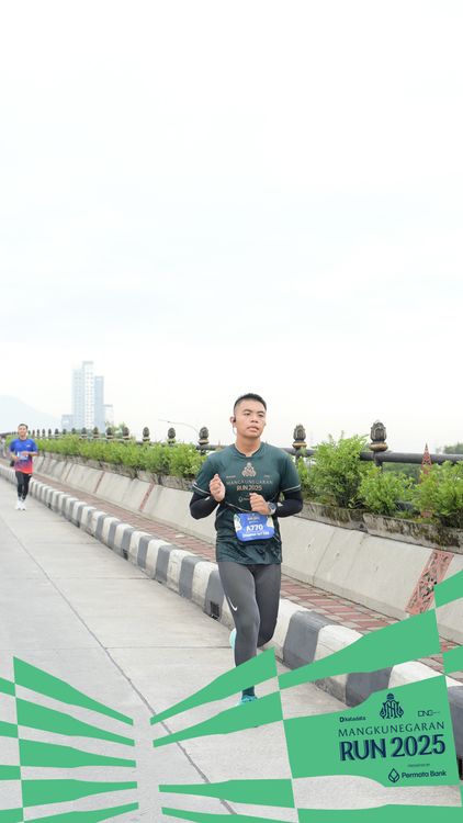 Race photo from Mangkunegaran Run 2025