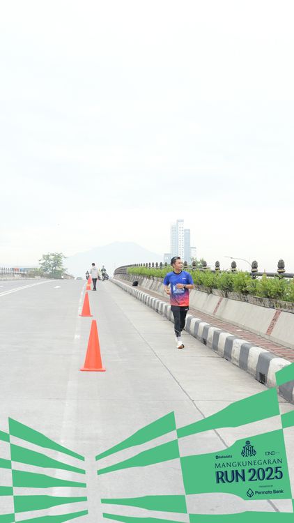 Race photo from Mangkunegaran Run 2025