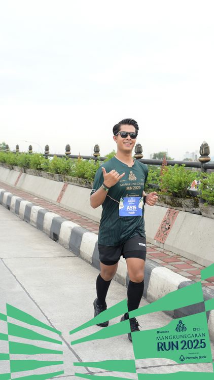 Race photo from Mangkunegaran Run 2025