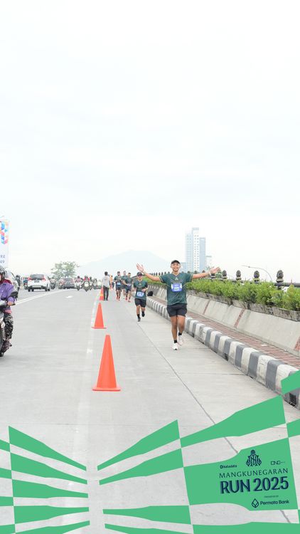 Race photo from Mangkunegaran Run 2025