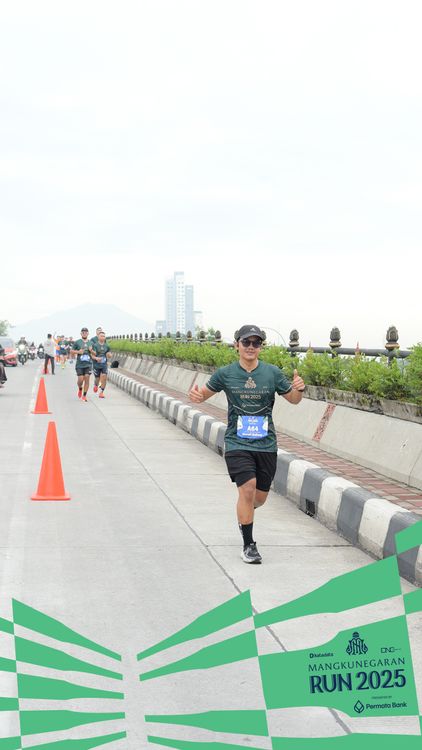 Race photo from Mangkunegaran Run 2025