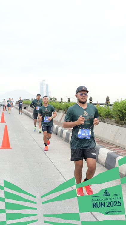 Race photo from Mangkunegaran Run 2025