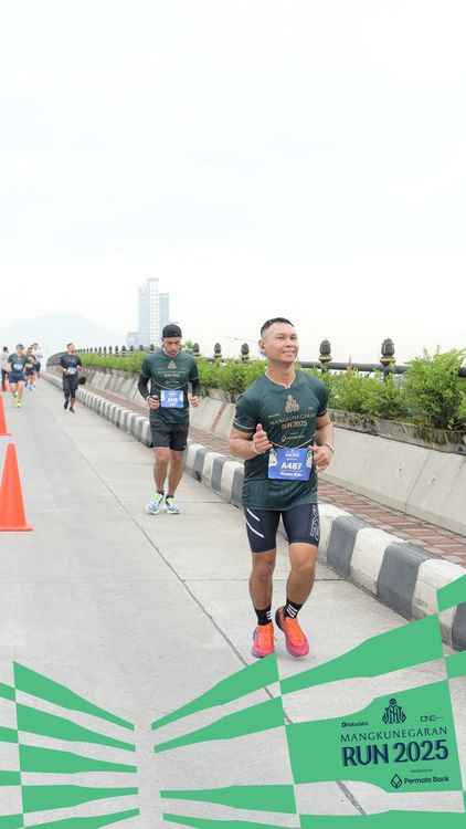 Race photo from Mangkunegaran Run 2025