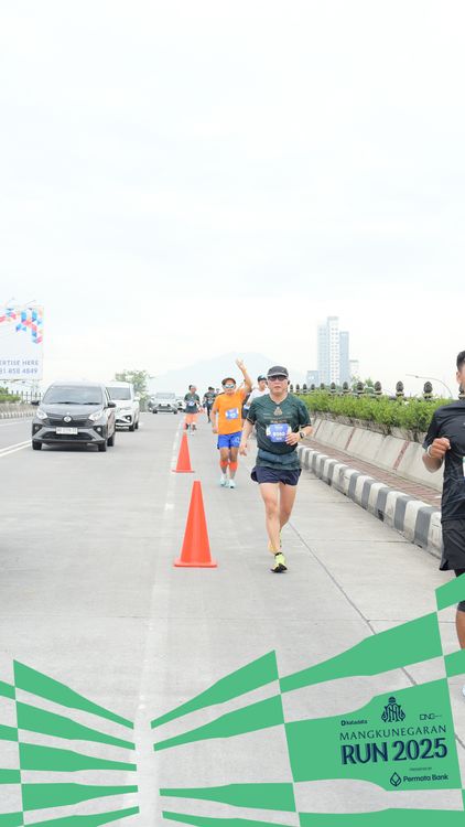 Race photo from Mangkunegaran Run 2025
