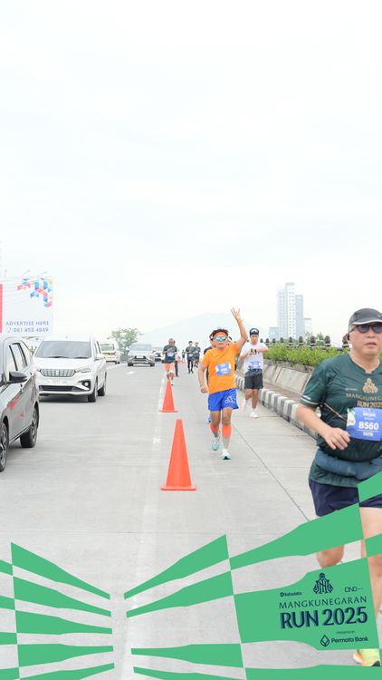 Race photo from Mangkunegaran Run 2025