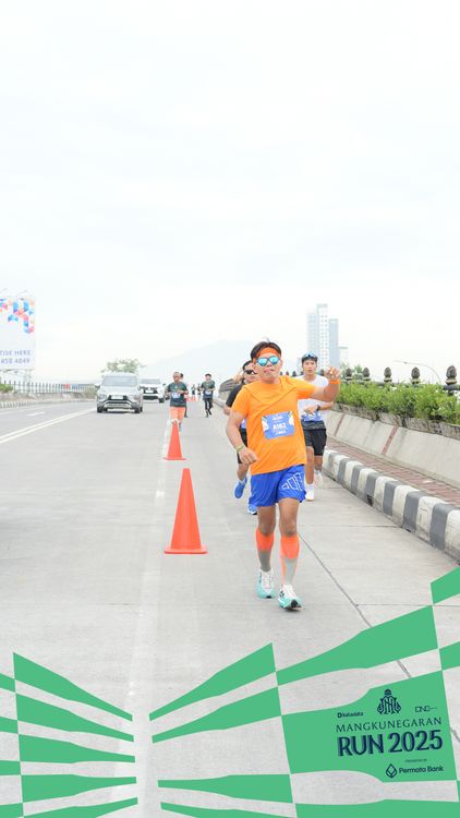 Race photo from Mangkunegaran Run 2025