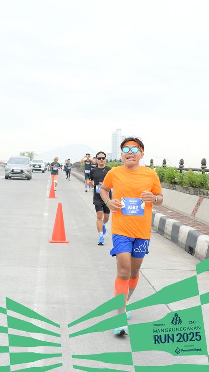 Race photo from Mangkunegaran Run 2025
