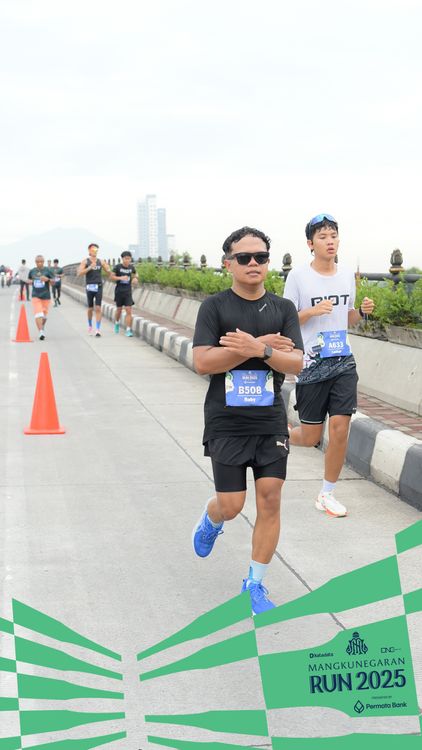 Race photo from Mangkunegaran Run 2025