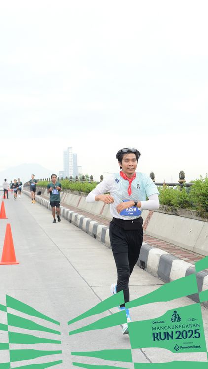 Race photo from Mangkunegaran Run 2025
