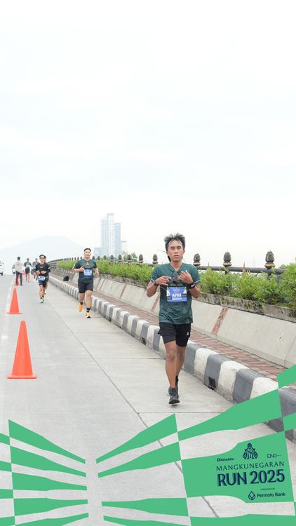 Race photo from Mangkunegaran Run 2025