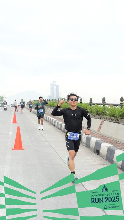 Race photo from Mangkunegaran Run 2025