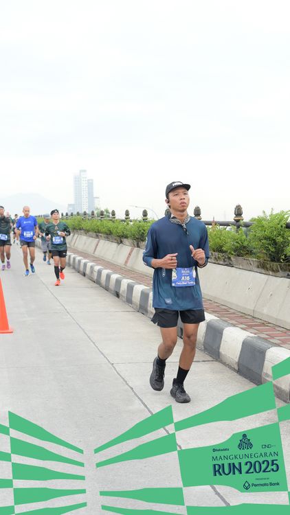 Race photo from Mangkunegaran Run 2025