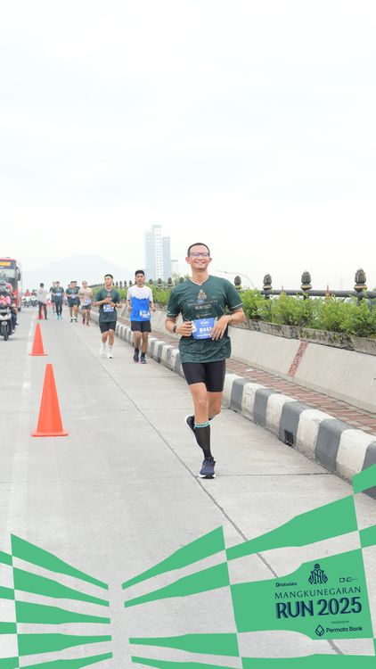 Race photo from Mangkunegaran Run 2025