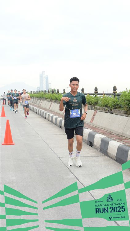 Race photo from Mangkunegaran Run 2025