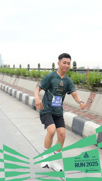Race photo from Mangkunegaran Run 2025