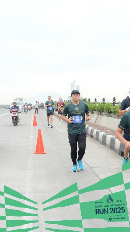 Race photo from Mangkunegaran Run 2025