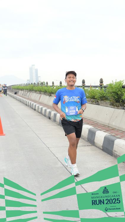 Race photo from Mangkunegaran Run 2025