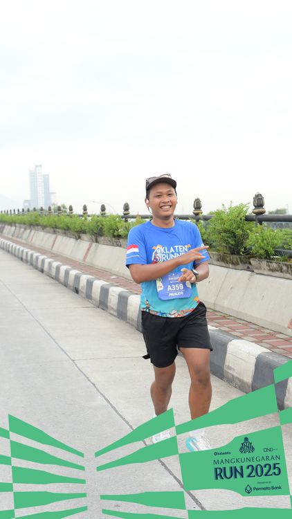 Race photo from Mangkunegaran Run 2025