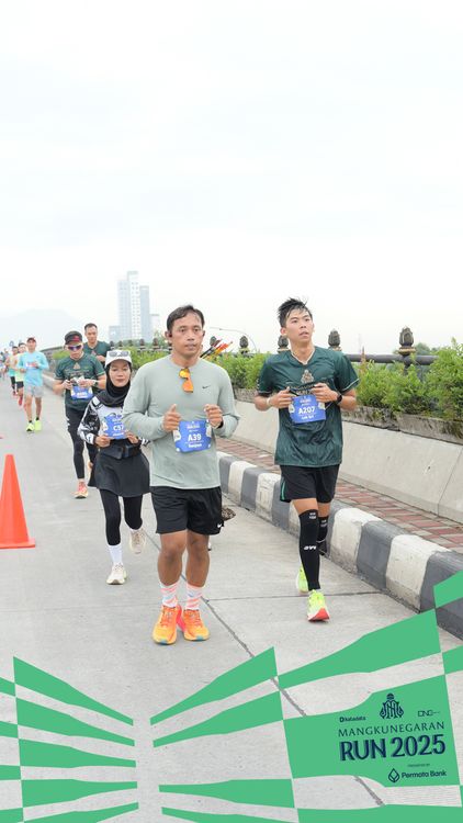 Race photo from Mangkunegaran Run 2025