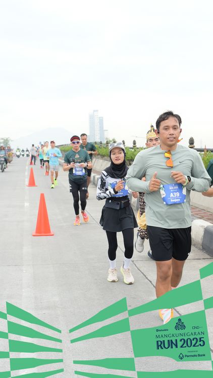 Race photo from Mangkunegaran Run 2025