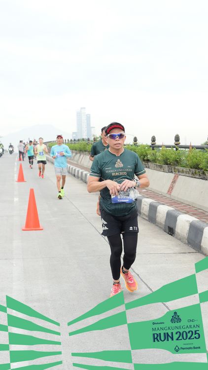 Race photo from Mangkunegaran Run 2025