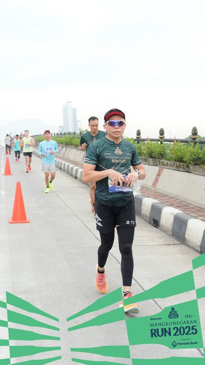 Race photo from Mangkunegaran Run 2025