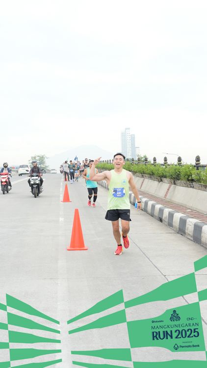 Race photo from Mangkunegaran Run 2025