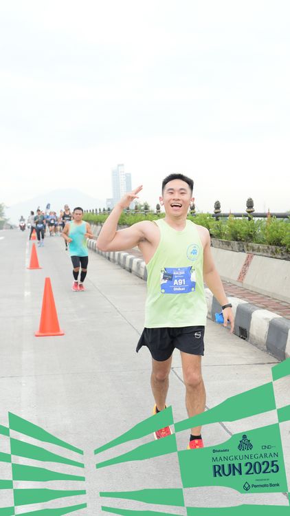 Race photo from Mangkunegaran Run 2025
