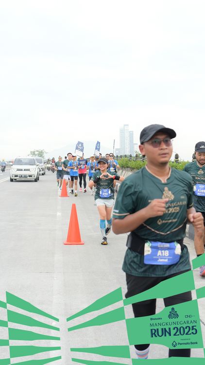 Race photo from Mangkunegaran Run 2025