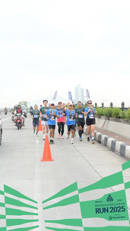 Race photo from Mangkunegaran Run 2025