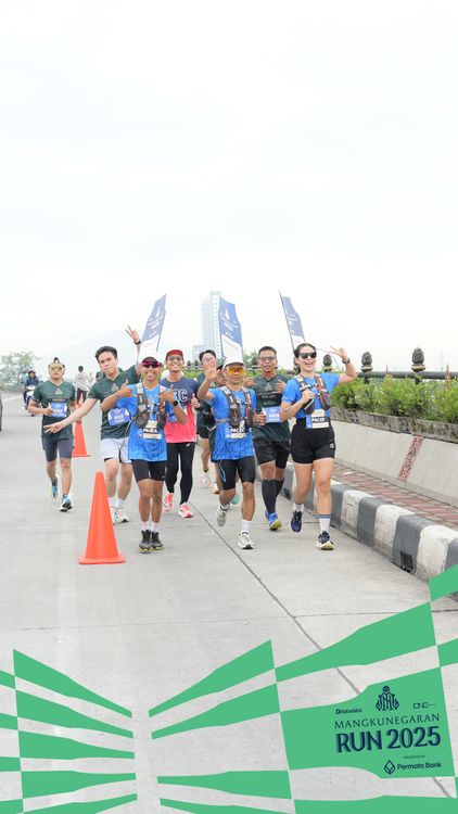 Race photo from Mangkunegaran Run 2025