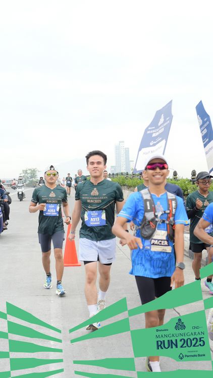 Race photo from Mangkunegaran Run 2025
