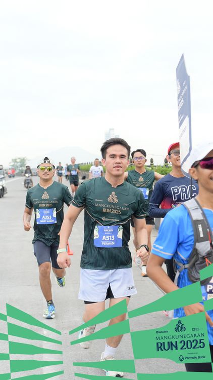 Race photo from Mangkunegaran Run 2025